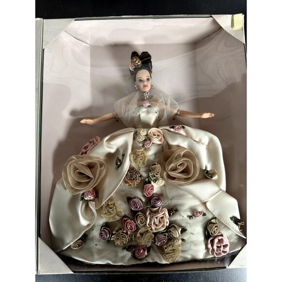 Vintage 1996 Antique Rose Barbie - FAO Schwarz Limited Edition (Mattel #15814) - Picture 10 of 10